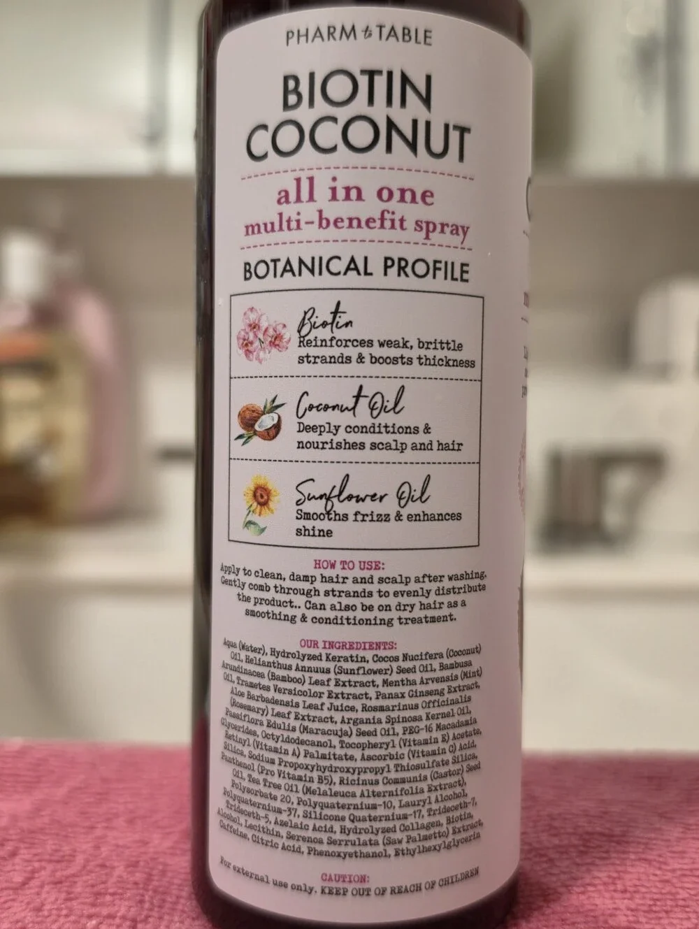 Coconut Hair Spray